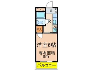 スカイブルーの物件間取画像